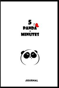 5 Panda-Minutes Journal