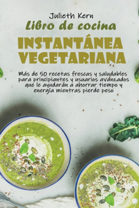 Libro de cocina instantánea vegetariana