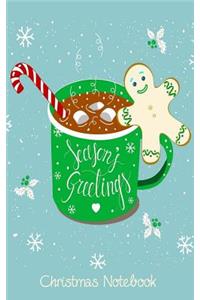Season's Greetings Christmas Notebook