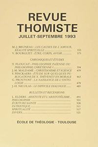 Revue Thomiste - 3/1993