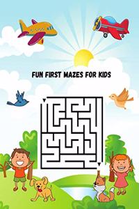 Fun First Mazes for Kids