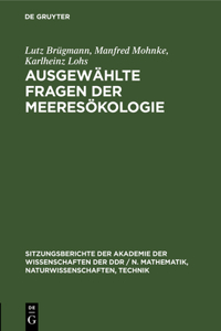 Ausgewählte Fragen Der Meeresökologie