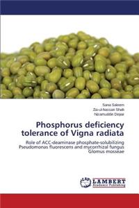 Phosphorus deficiency tolerance of Vigna radiata