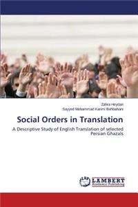 Social Orders in Translation