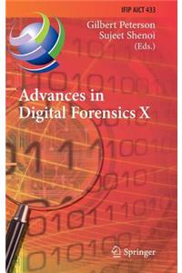 Advances in Digital Forensics X