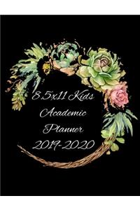 8.5x11 Kids Academic Planner 2019-2020