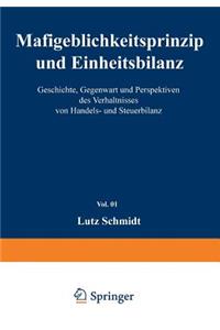 Maßgeblichkeitsprinzip Und Einheitsbilanz