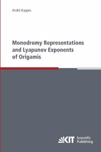 Monodromy representations and Lyapunov exponents of origamis
