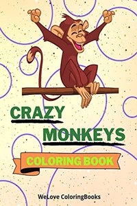 Crazy Monkeys Coloring Book