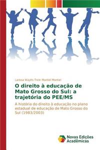 O direito à educação de Mato Grosso do Sul