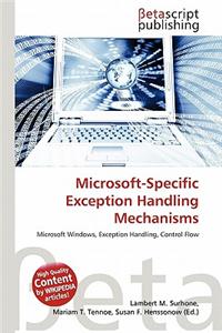 Microsoft-Specific Exception Handling Mechanisms