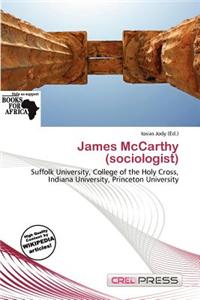 James McCarthy (Sociologist)