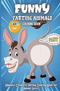 Funny Farting Animals Coloring Book