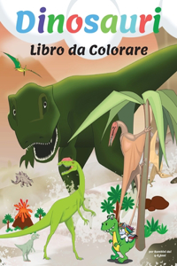 Dinosauri Libro da Colorare per Bambini