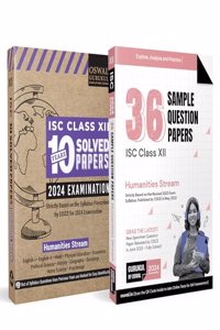 Oswal - Gurukul ISC Humanities Combo of 36 Sample Question Papers and 10 Years Solved Papers for Class 12 Exam 2024 : Eng I&II, Hindi, Eco, Pol. Sc, History, Geo, Sociology, Home Sc, Psycho & Phy. Edu