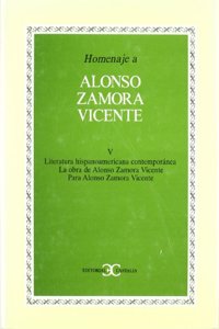 Homenaje a Alonso Zamora Vicente, vol. V . (HOMENAJES) (Spanish Edition)