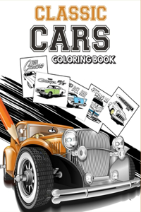 Classic Cars Coloring Book