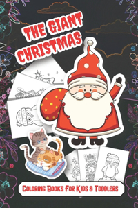 Giant Christmas Coloring Books For Kids & Toddlers