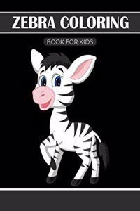 Zebra coloring book for kids