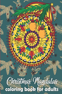 Christmas Mandalas coloring book for adults