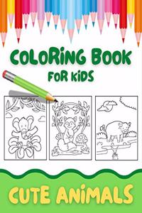 Cute Animals Coloring Book