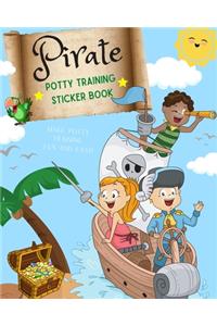 Pirate Potty Training Sticker Book