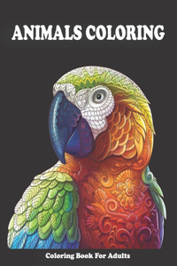 Animal Coloring Book For Adults