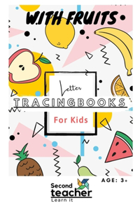 Letter Tracing Books for Kids with Fruits