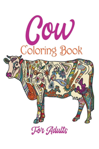 Cow Coloring Book For Adults