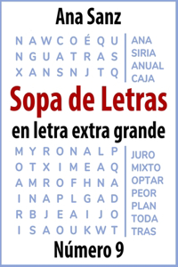 Sopa de Letras en letra extra grande, Número 9