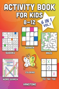 Activity Book for Kids 8-12