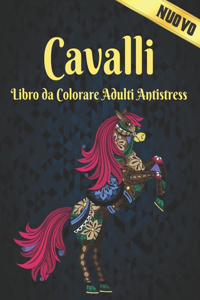 Cavalli Libro da Colorare Adulti Antistress
