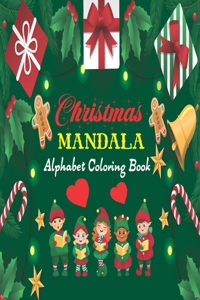 Christmas Mandala Alphabet Coloring Book