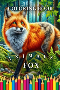 Fox Coloring Book