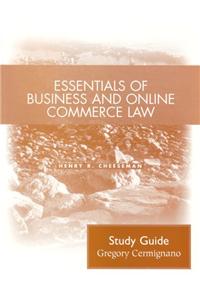 Student Study Guide for Essentials of Business Law