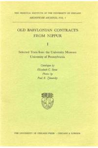 Old Babylonian Contracts from Nippur I