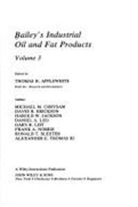 Bailey's Industrial Oil And Fat Products Vol-3