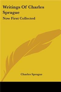 Writings Of Charles Sprague