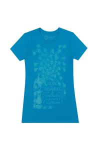 Pride and Prejudice (Teal) Women's Crew T-Shirt Large