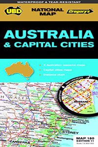 Australia & Cities Map 180 11th ed (waterproof)