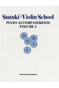 Suzuki Violin School, Vol 4: Piano Acc.