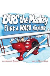 Lars the Monkey Flies a Waco Airplane