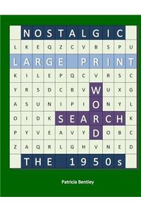 Nostalgic Large Print Word Search