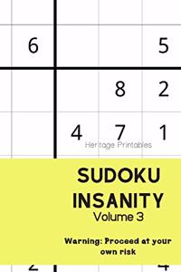 Sudoku Insanity Volume 3
