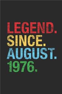 Legend Since August 1976