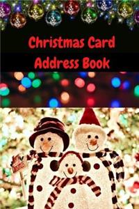 Christmas Card Address Book