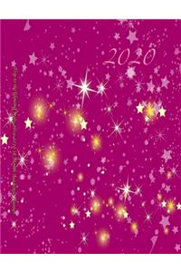 Trip to the Glowing Stars 2019-2020 18 Month Academic Planner