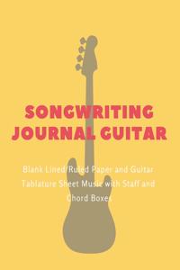 Songwriting Journal Guitar