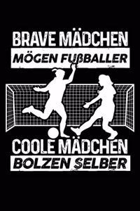 Coole Mädchen Spielen Fußball