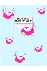 Blank Sheet Music Notebook
